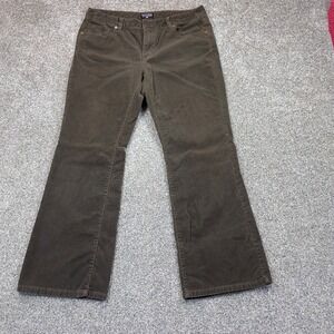 Polo Jeans Co Ralph Lauren Corduroy Pants Womens 12x30 Brown Bootcut Stretch